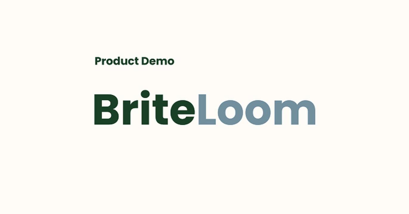 BriteLoom Demo Cover